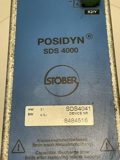 Used STOBER POSIDYN SDS4041