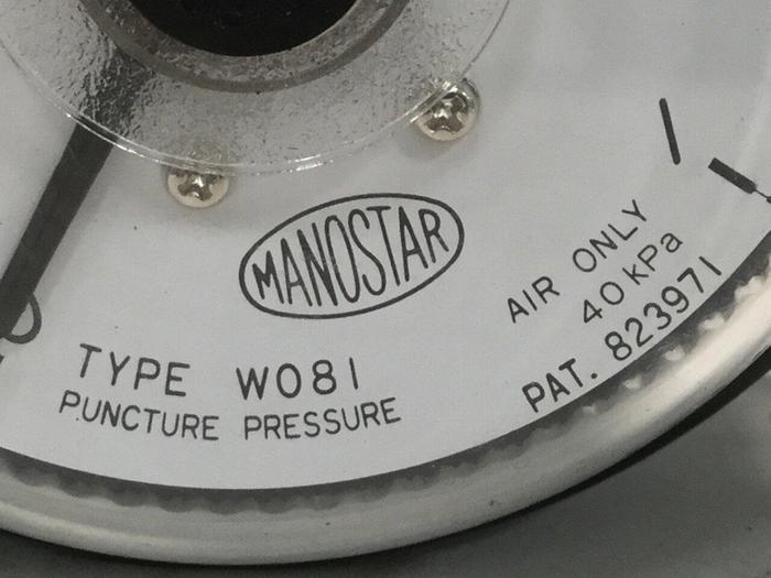 Used MANOSTAR Puncture Pressure Gauge W081 USED