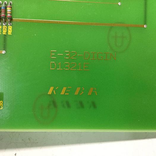 Used KEBA Engel Circuit Board E-32-DIGIN D1321E Used