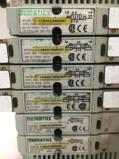 Used NUMATIC Manifold Block & Pneumatic Valves 239-1174 #111204