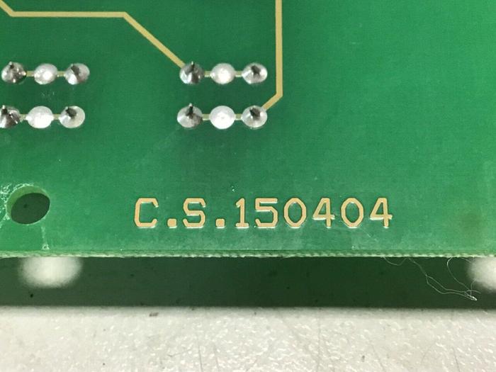 Used MORETTO Control Interface Board C.S. 150404 #111669