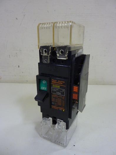 Used FUJI ELECTRIC 10 Amp Auto Circuit Breaker SA52B-10 #73801
