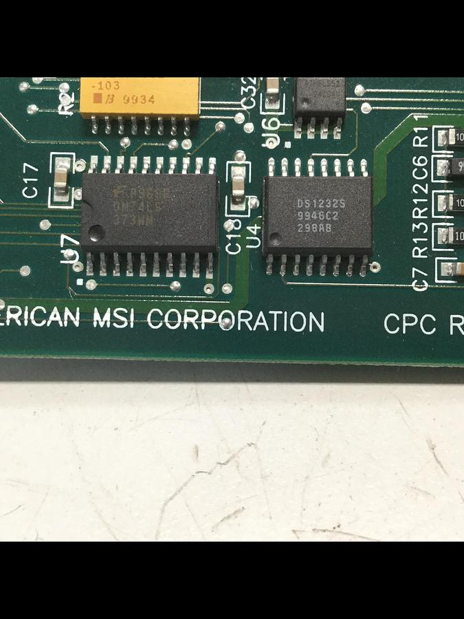 Used AMERICAN MSI Circuit Board C3201.010.022A Used