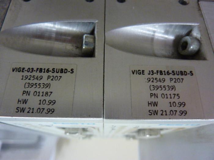 Used FESTO Control Block w/ Valves IFB8-03 #52808