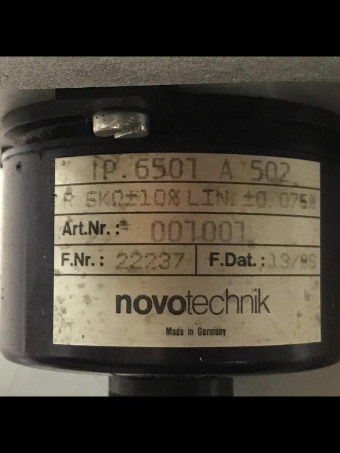 Used VAN DORN Clamp Rotary Transducer IP6501A502 301129 #142989