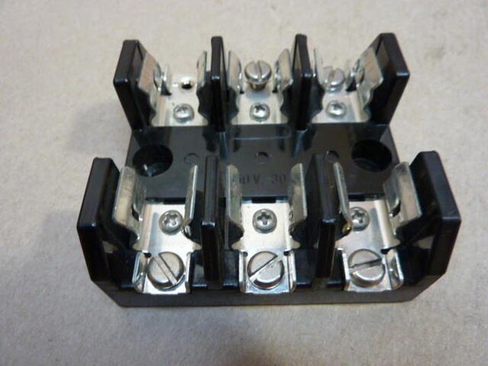 Used MARATHON 30 Amp Fuse Holder F30A3S #29894
