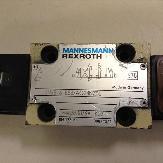 Used MANNESMANN REXROTH Valve 4WE6E53/AG24NZ5L #79185