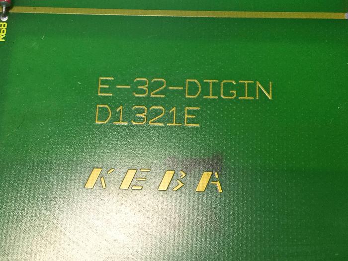 Used KEBA Engel Circuit Board E-32-DIGIN D1321E Used