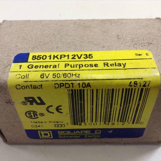 SQUARE D Relay 8501KP12V35 #76386