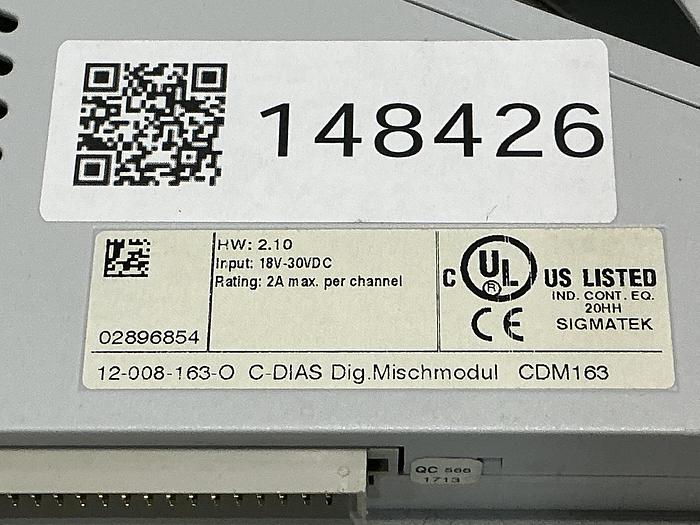 Used SIGMATEK CDM 163