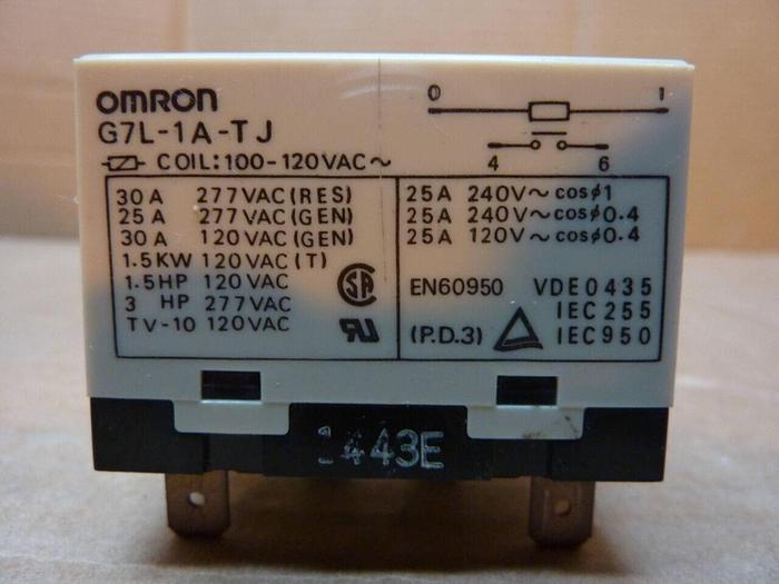 Used OMRON General Purpose Relay G7L-1A-TJ #25696