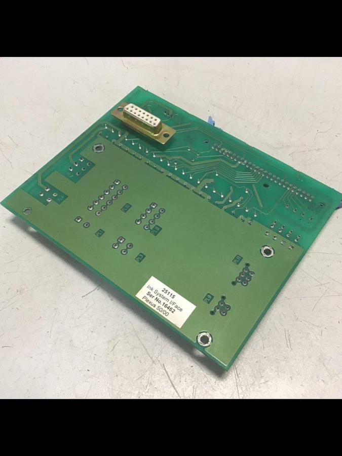 Used DOMINO Ink System Interface Board 25115 25015B USED