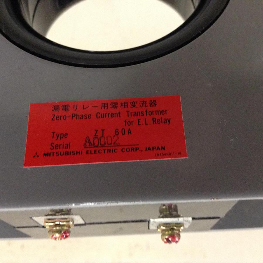 Used MITSUBISHI Zero-Phase Current Transformer ZT60A Used