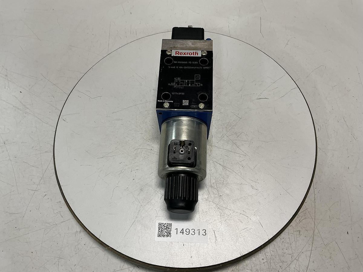 Used REXROTH 5-4WE 10X84-33/CG24K4YAW/V S0909
