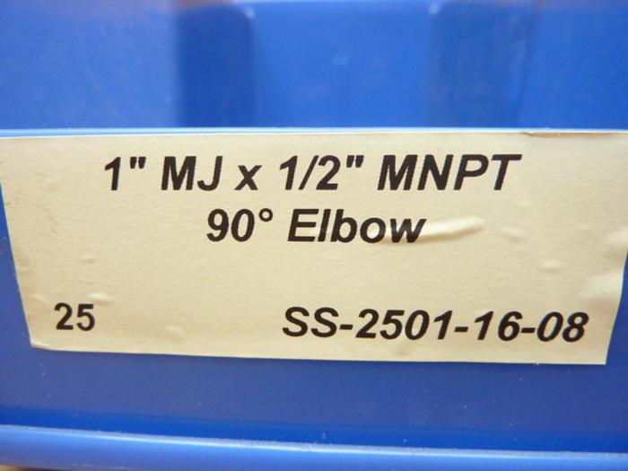 PRESSURE CONNECTIONS CORP. Elbow SS-2501-16-08 #40328