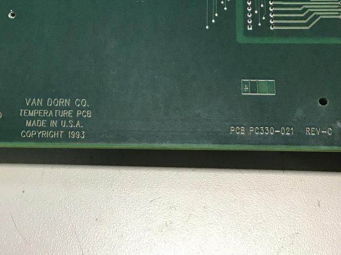 Used VAN DORN Temperature Circuit Board PC330-021 330-021 Used
