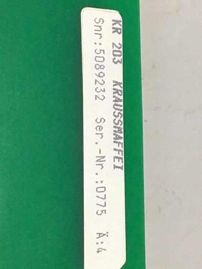 Used KRAUSS MAFFEI Circuit Board / Amplifier 5089232 KR 203 #120250