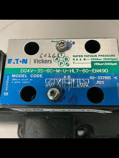 Used VICKERS DG4V-3S-6C-M-U-HL7-60-EN490