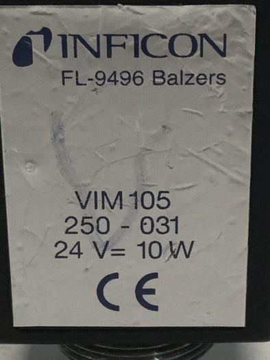 Used INFICON Gauge / Valve FL-9496 BALZERS #104353