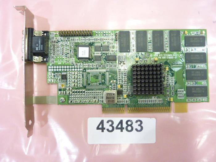Used ATI TECHNOLOGIES Video Card Circuit Board 109-51800-01 #43483