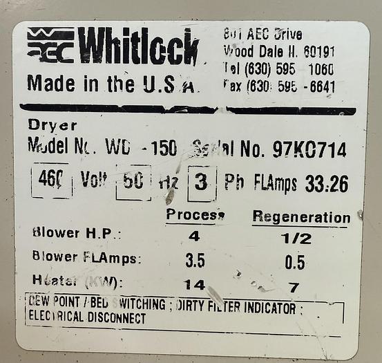 Used AEC WHITLOCK WD - 150
