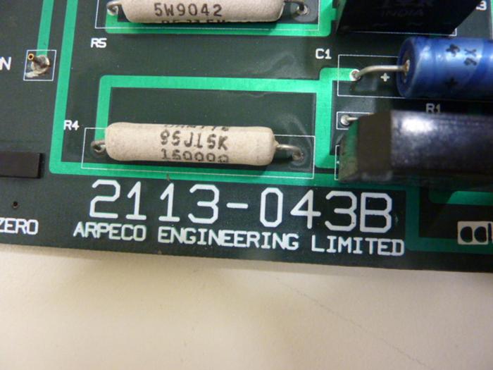 Used ARPECO Circuit Board 2113-043B #47968