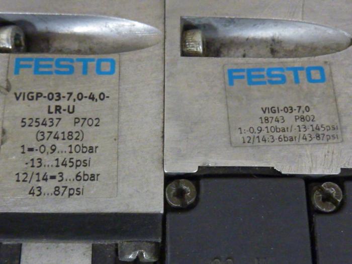 Used FESTO Control Block w/ Valves IFB8-03 #52790