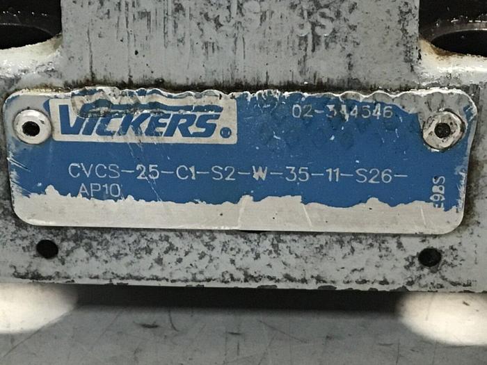 Used VICKERS Valve CVCS25C1S2W3511S26AP10 #136695