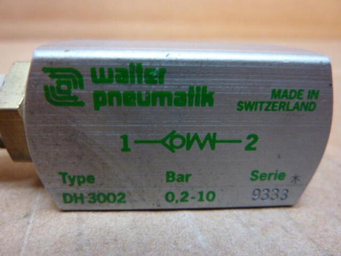 Used WALTER PNEUMATIK Valve DH  3002 #26270