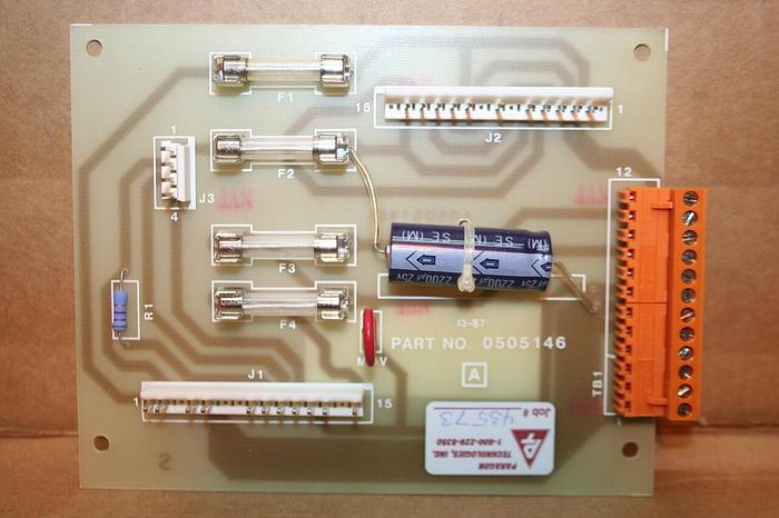 Used AEC WHITLOCK Fuse Card w/ Attached Bridge Rectifier 0505146 Used