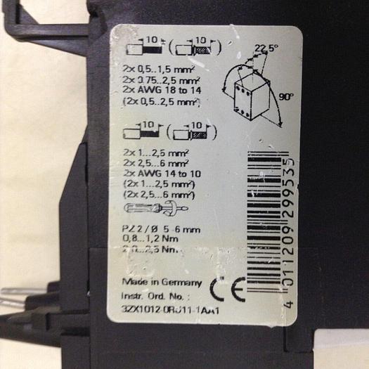 Used SIEMENS Overload Relay 3RU1 126-1EB0 #76108