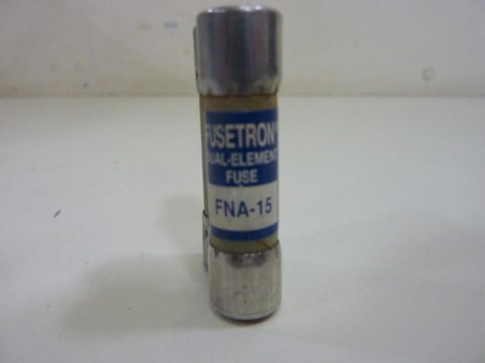 Used FUSETRON 15 Amp Fuse FNA-15 #62235