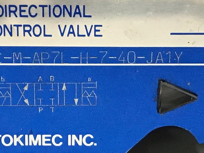 Used TOKIMEC Valve DG4V-5-2C-M-AP71-H-7-40-JA1Y #126875