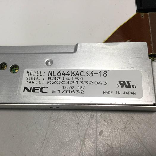 Used NEC LCD Display Screen NL6448AC33-18 Used #96059