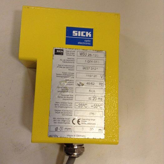 Used SICK Sensing Thru Beam WSU 26-120 #72104