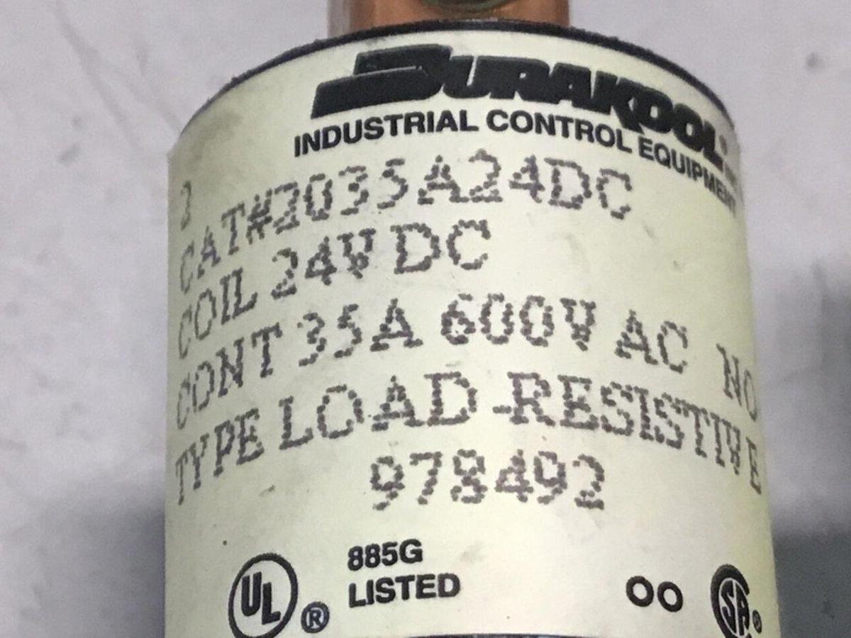 Used DURAKOOL Contactor Relay 2035A24DC Used