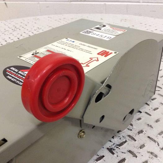 Used CUTLER HAMMER 30 Amp Safety Switch DH361FGK #84519