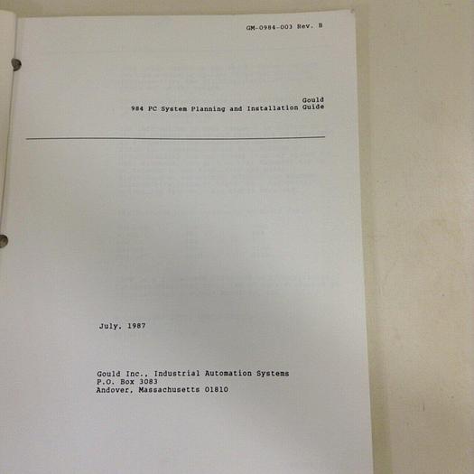 Used GOULD Guide GM-0984-003 #71012