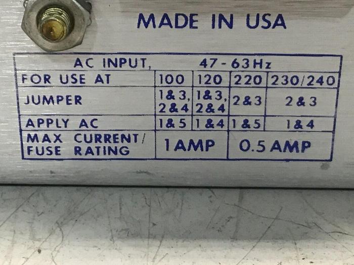 Used POWER-ONE Power Supply HBB15-1.5-A #124383