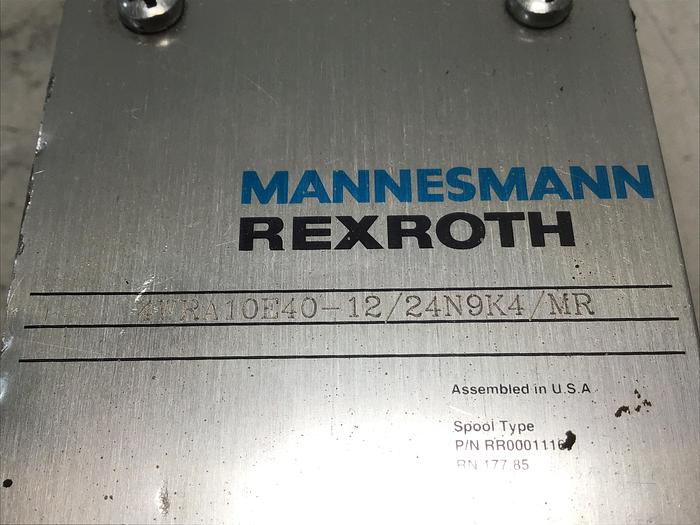 Used REXROTH 4WRA10E40-12/24N9K4/MR Valve Used #140358