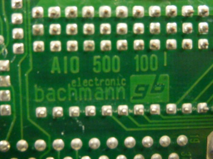 Used BACHMANN ELECTRONIC Circuit Board AI0 500 100 #54453