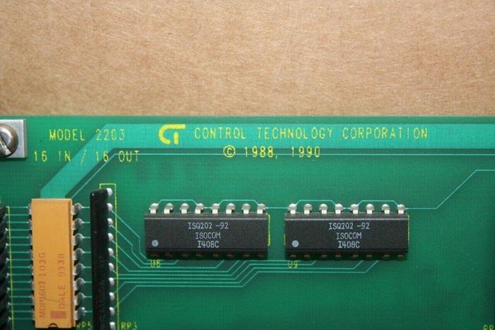 Used CONTROL TECHNOLOGY CORPORATION I/O Module 2203 #21124