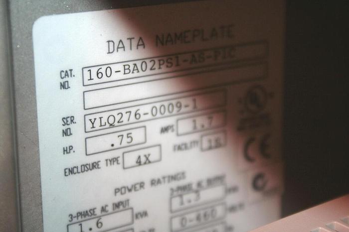 Used ALLEN BRADLEY AC Drive 160-BA02PS1-AS-P1C Used
