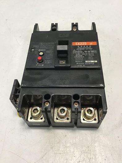 Used HITACHI 125 Amp Circuit Breaker EX225 125 AMP #141310
