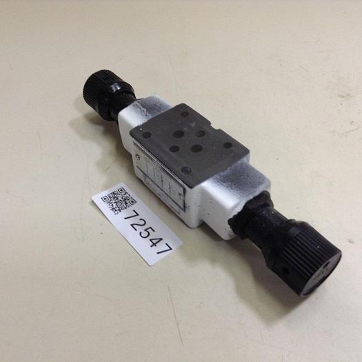 Used YUKEN Throttle & Check Modular Valve MSW-01-X-50 #72547