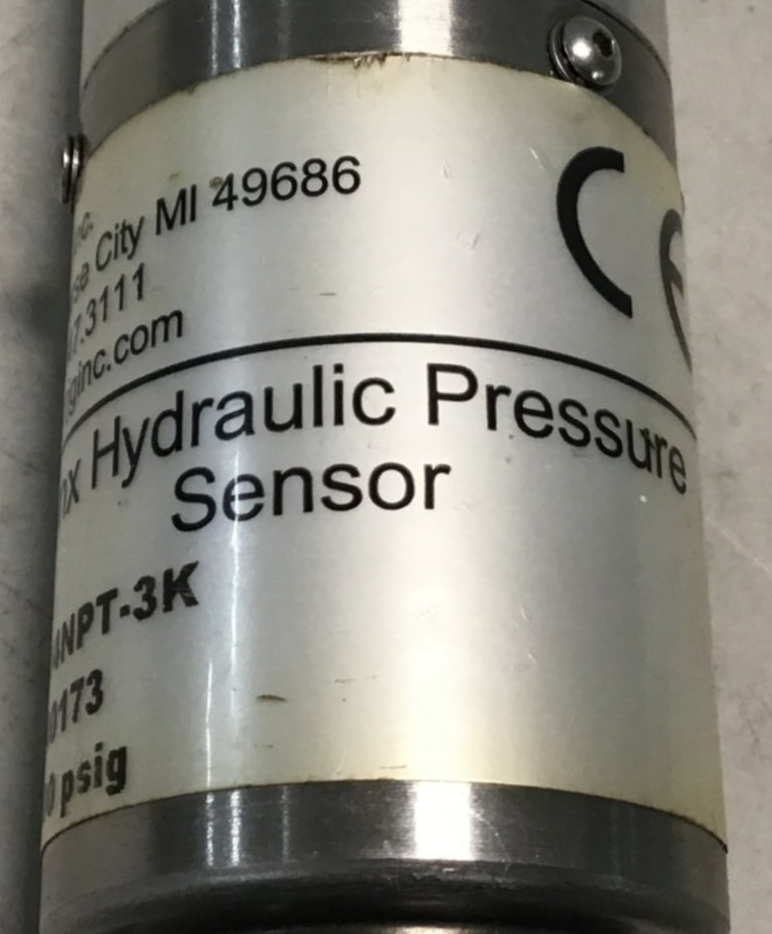 Used RJG INC. Pressure Sensor LS-H-1/4NPT-3K USED