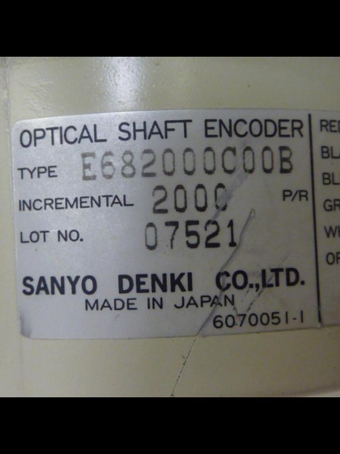 Used SANYO DENKI DC Servo Motor R850-012W LO #60004