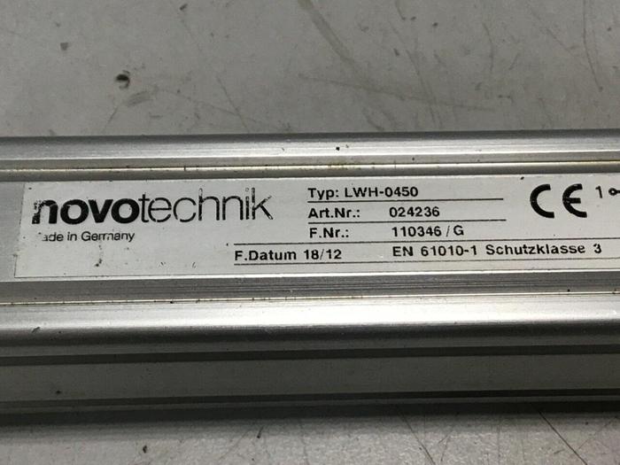 Used NOVOTECHNIK Linear Transducer LWH0450 #117936