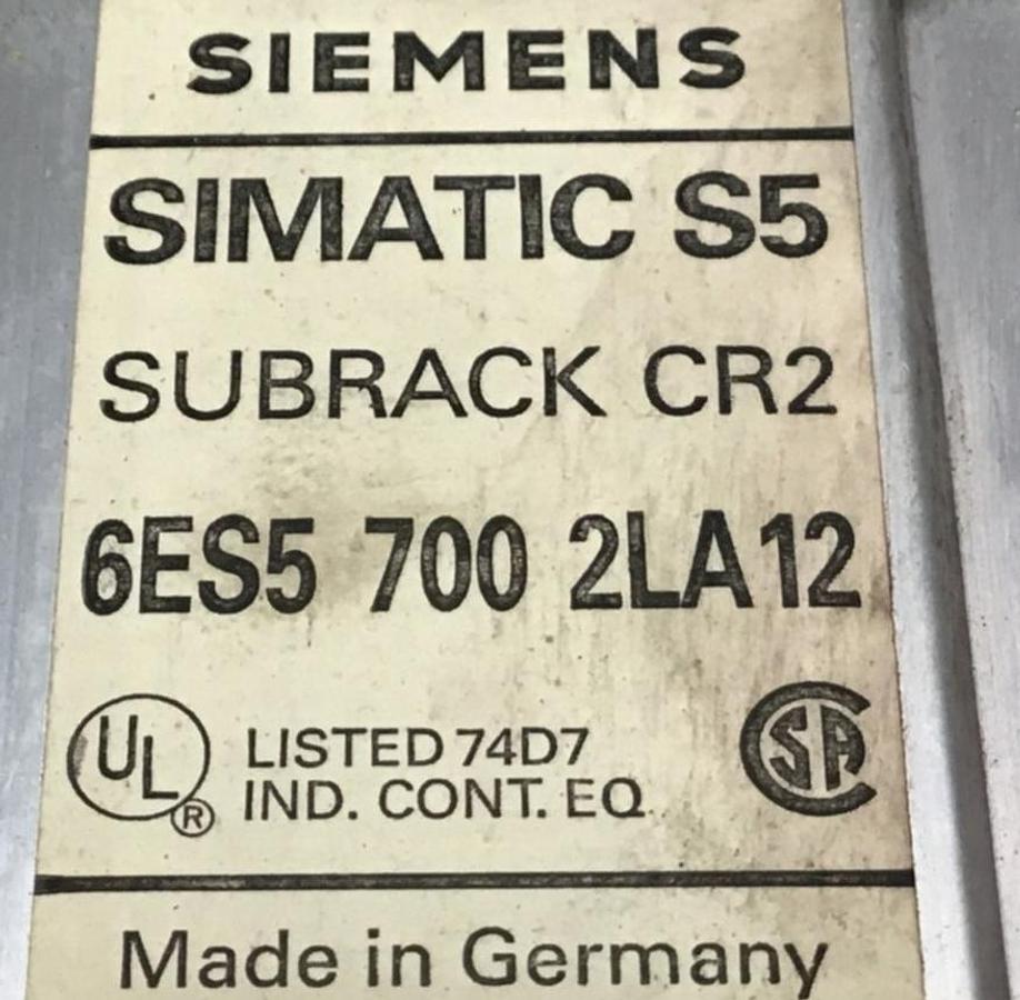 Used SIEMENS Rack Simatic S5 6ES5 700-2LA12 USED