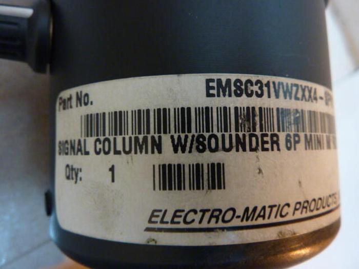 Used ELECTRO MATIC Signal Column EMSC31VWZXX4-8PV1 #29600